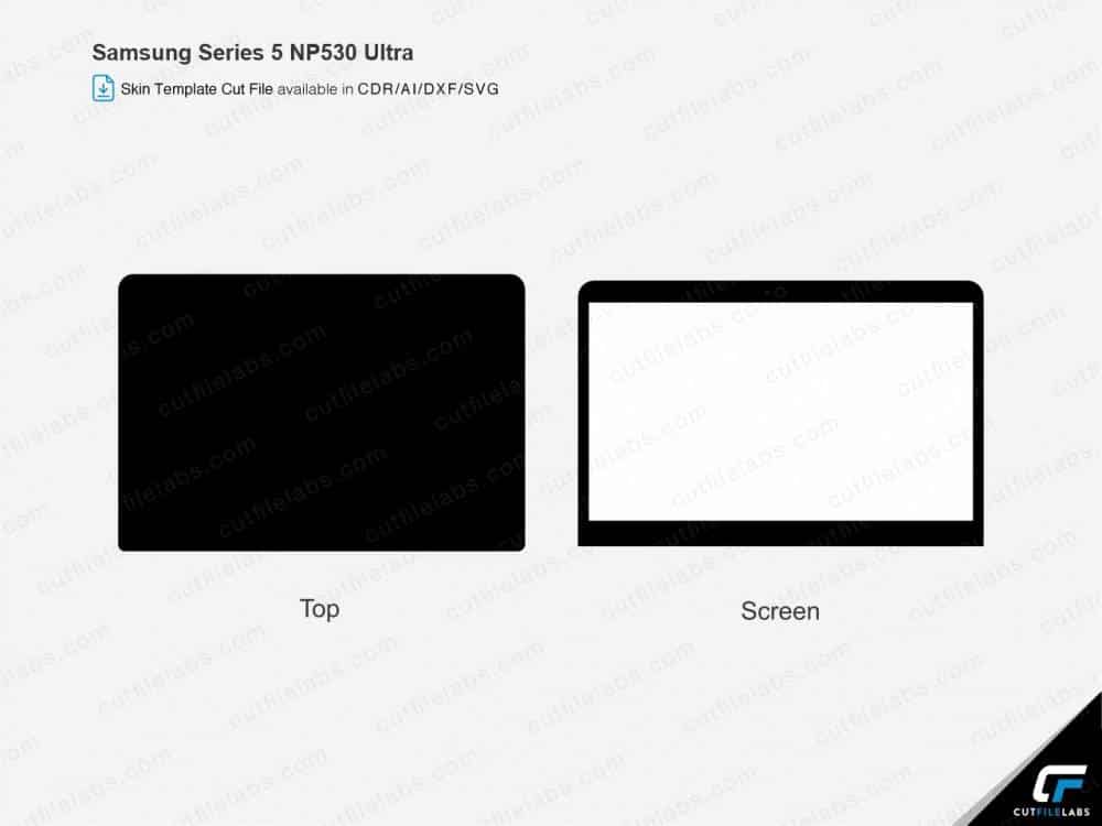 Samsung Series 5 NP530 Ultra (2012) Cut File Template