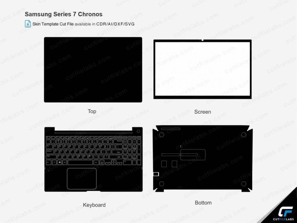 Samsung Series 7 Chronos 700Z (2011) Cut File Template