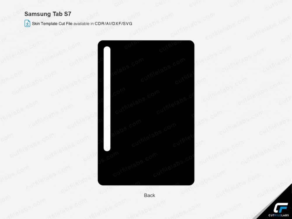 Samsung Tab S7 Cut File Template