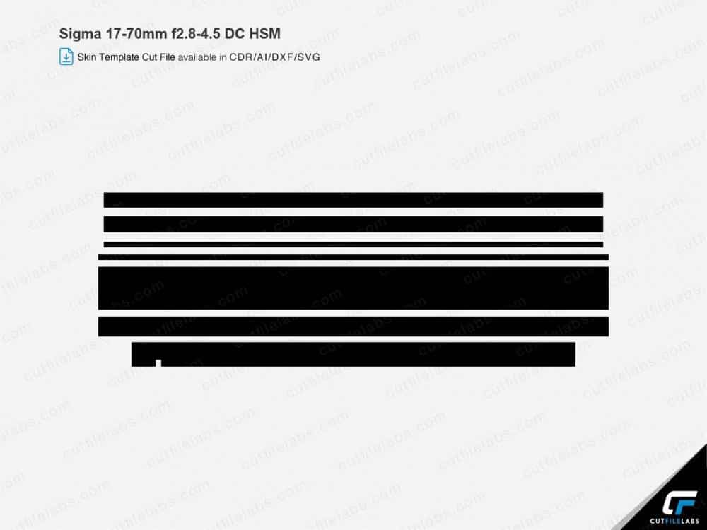 Sigma 17-70mm f2.8-4.5 DC HSM Cut File Template