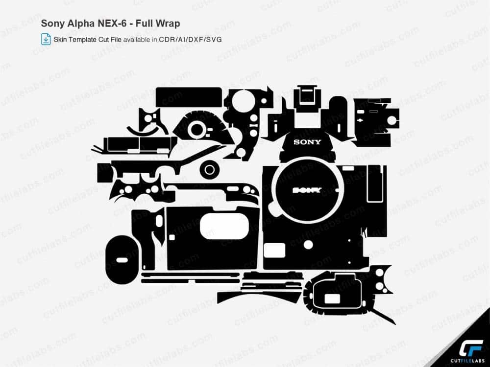 Sony Alpha NEX-6 Cut File Template
