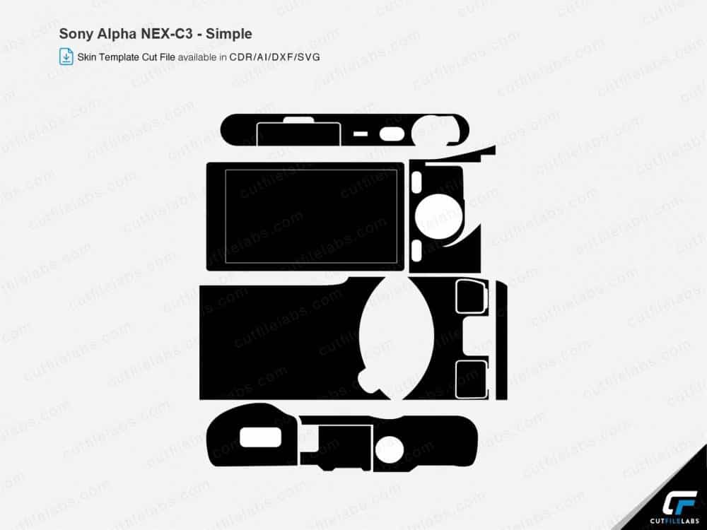 Sony Alpha NEX-C3 Cut File Template