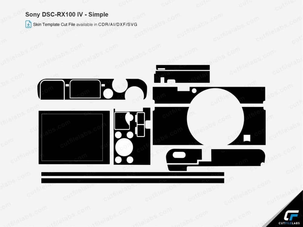 Sony DSC-RX100 IV Cut File Template