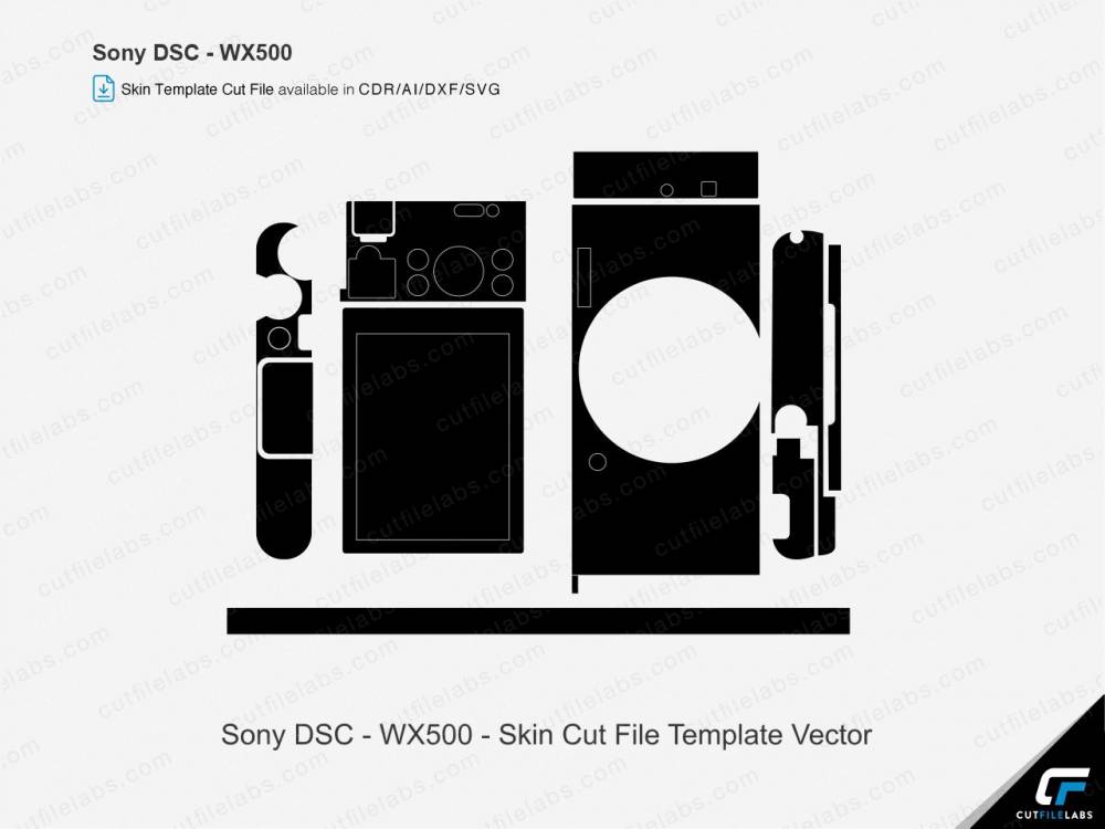 Sony DSC – WX500 Cut File Template