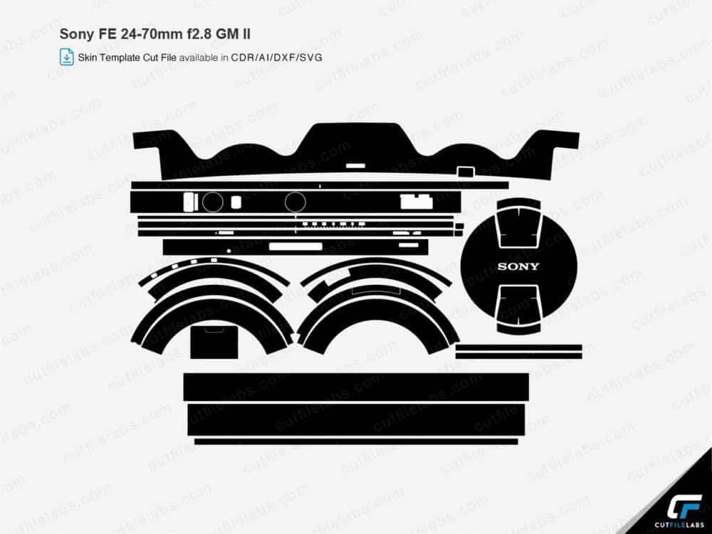 Sony FE 24-70mm f2.8 GM II Cut File Template