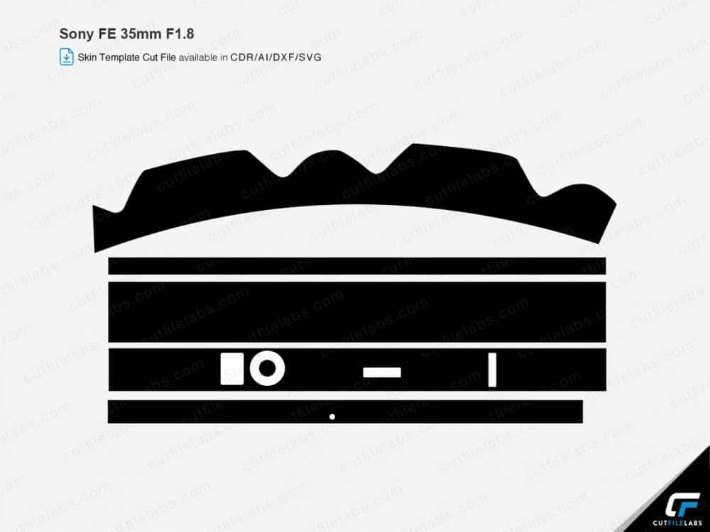 Sony FE 35mm F1.8 (2012) Cut File Template