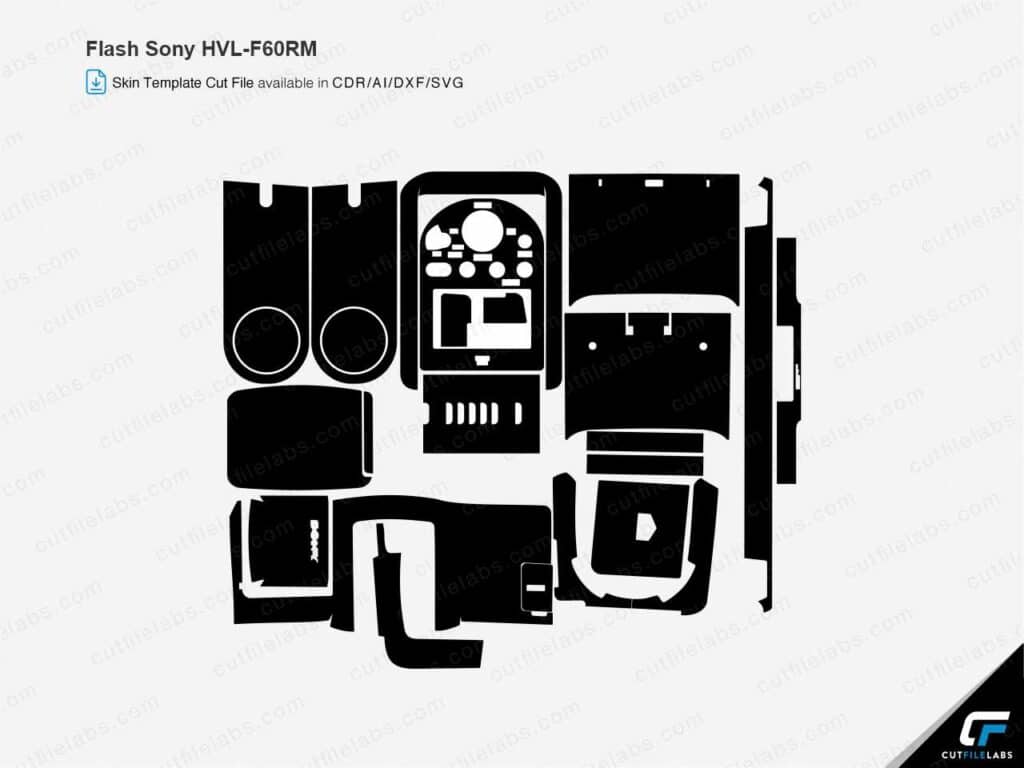 Sony HVL-F60RM Cut File Template