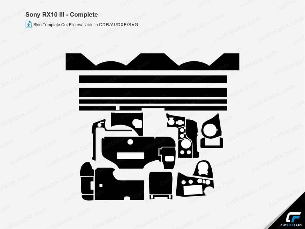 Sony RX10 III (2016) Cut File Template