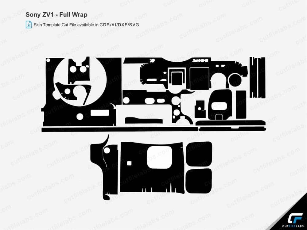 Sony ZV1 Cut File Template