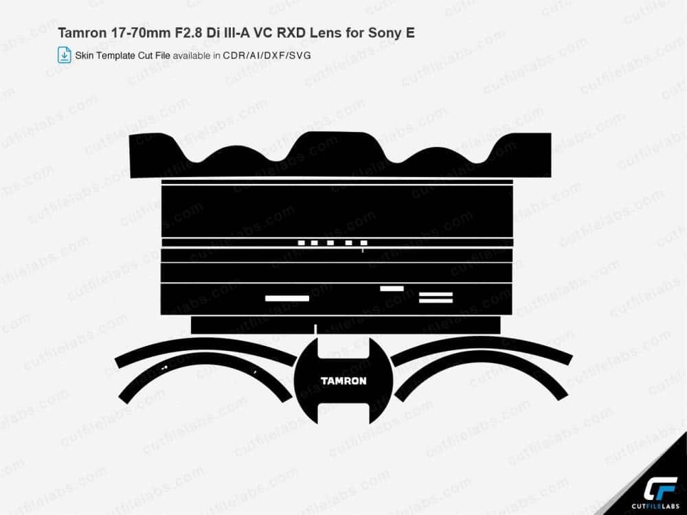 Tamron 17-70mm F2.8 Di III-A VC RXD Lens for Sony E Cut File Template
