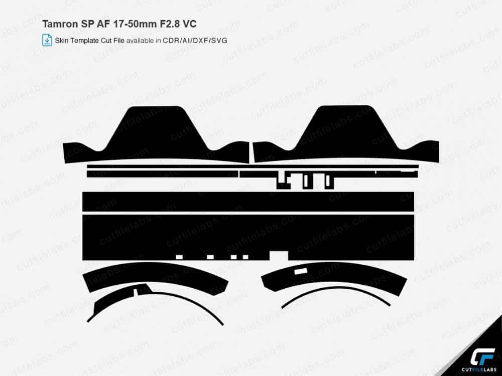 Tamron SP AF 17-50mm F2.8 VC (2009) Cut File Template
