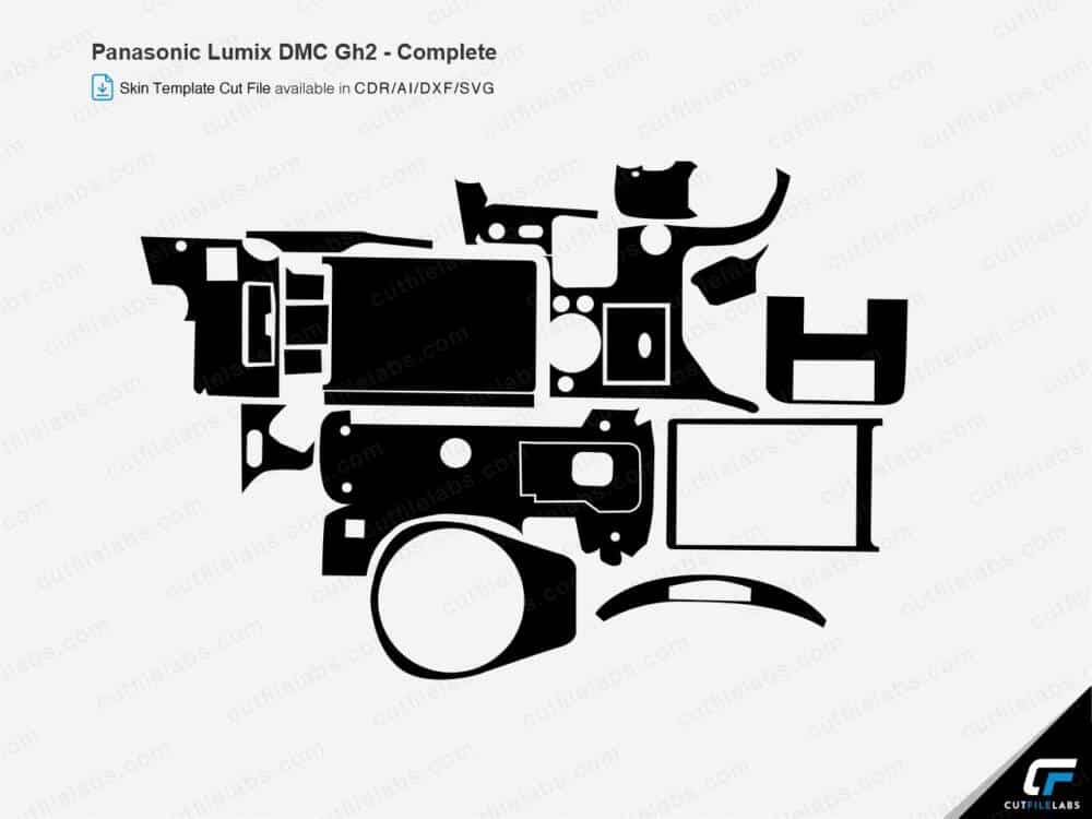Panasonic Lumix DMC-GH2 (2010) Cut File Template
