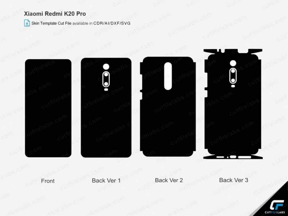 Xiaomi Redmi K20 Pro Cut File Template