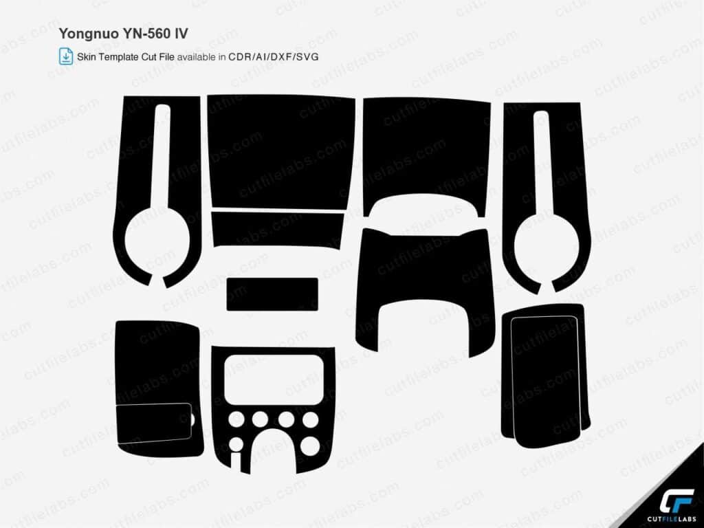 Yongnuo YN-560 IV Cut File Template