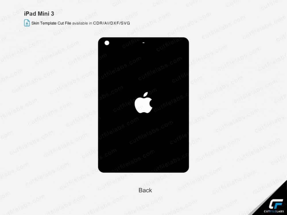 iPad Mini 3 (2014) Cut File Template