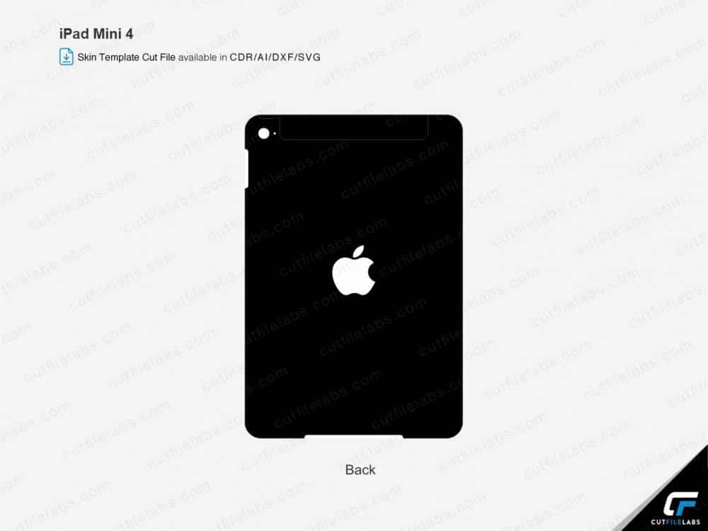 iPad Mini 4 (2015) Cut File Template