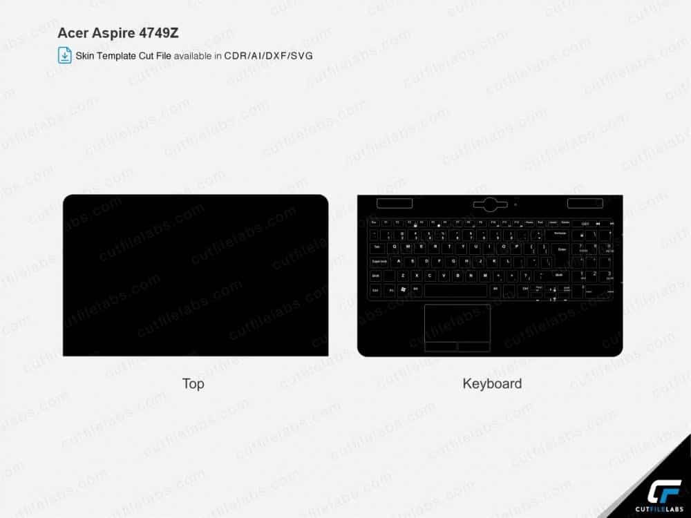 Acer Aspire 5732Z Cut File Template | Cut File Labs