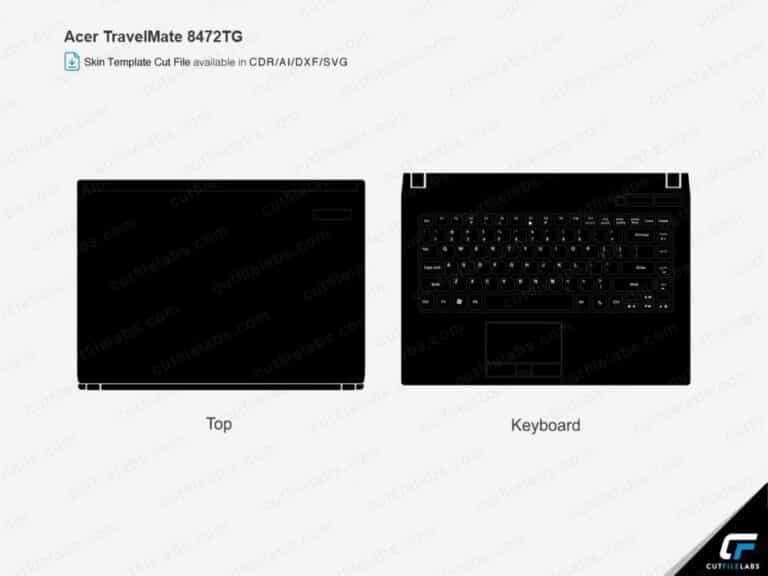 Acer TravelMate 8472TG (2011) Cut File Template | CutFileLabs