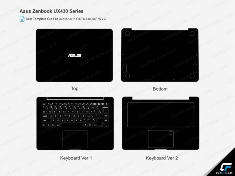 Asus Zenbook Ux430 Series 2017 Cut File Template Cutfilelabs 5031