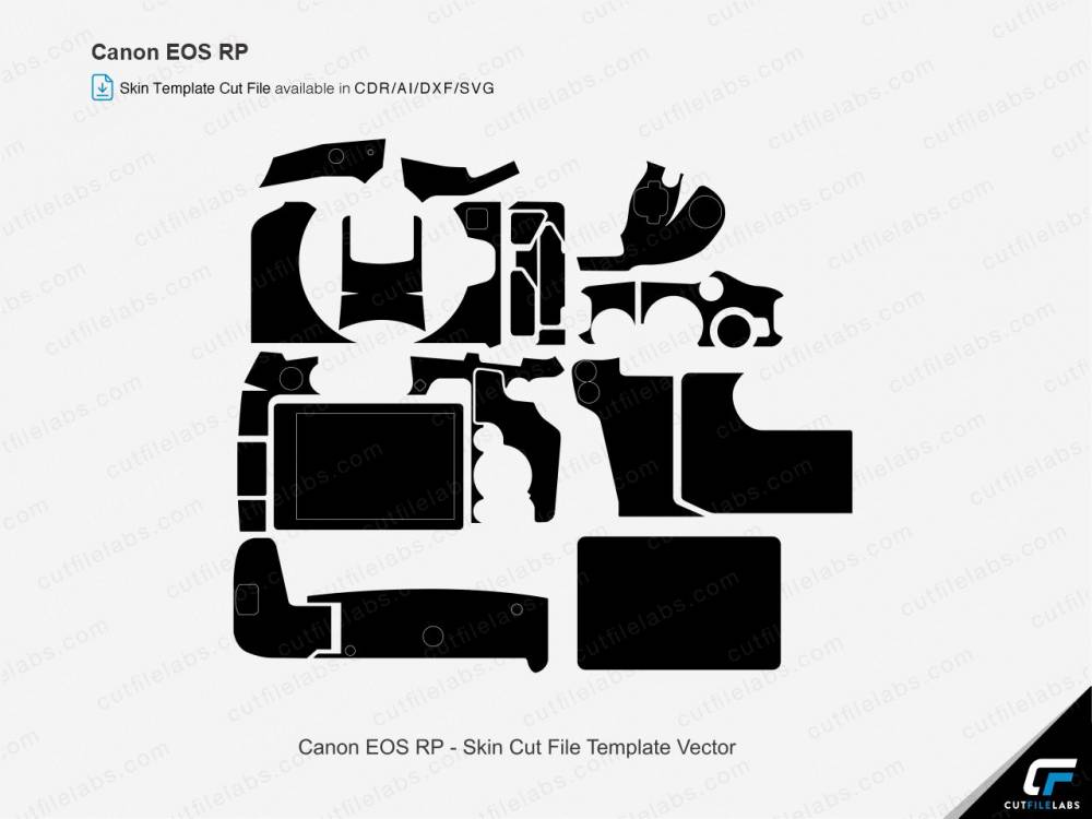 Canon EOS RP (2019) Cut File Template | CutFileLabs