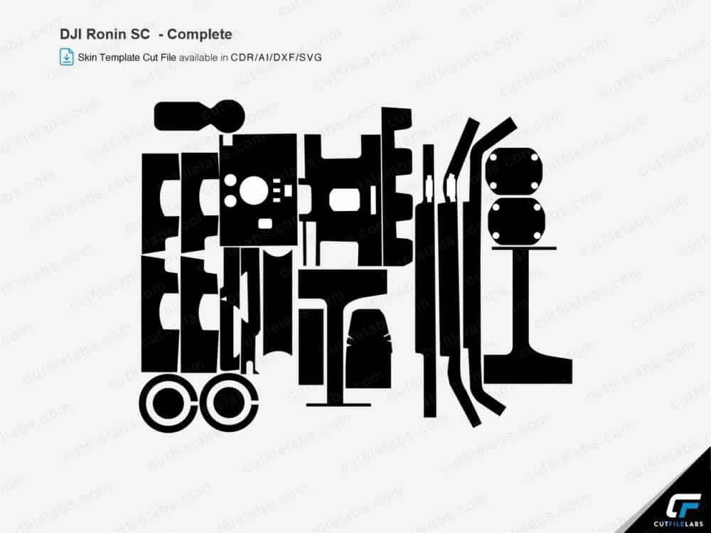DJI Goggles 3 (2024) Cut File Template | CutFileLabs