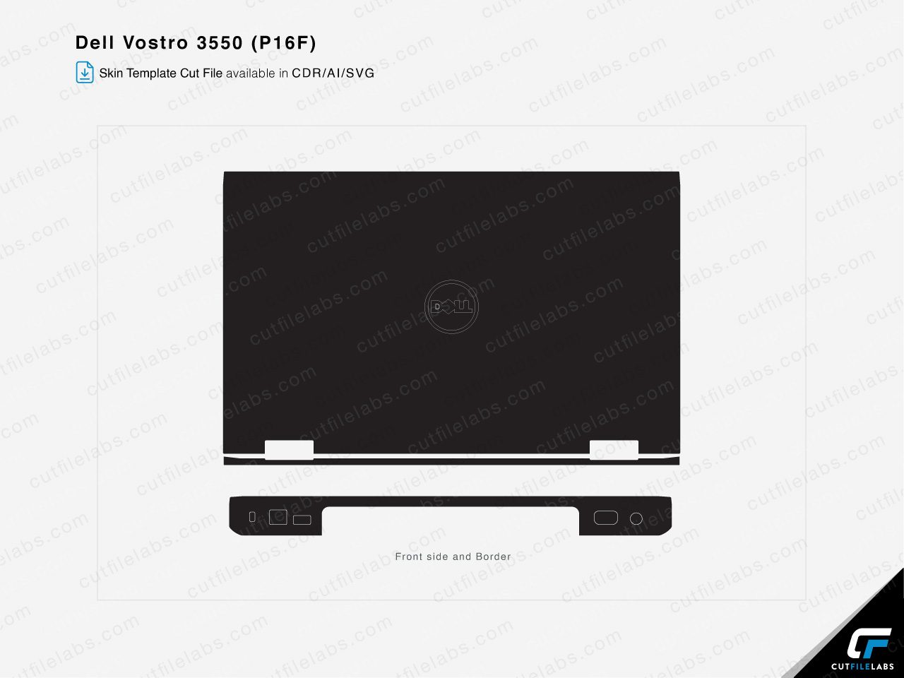 Dell Alienware Gaming M15 R5 (2021) Cut File Template | CutFileLabs