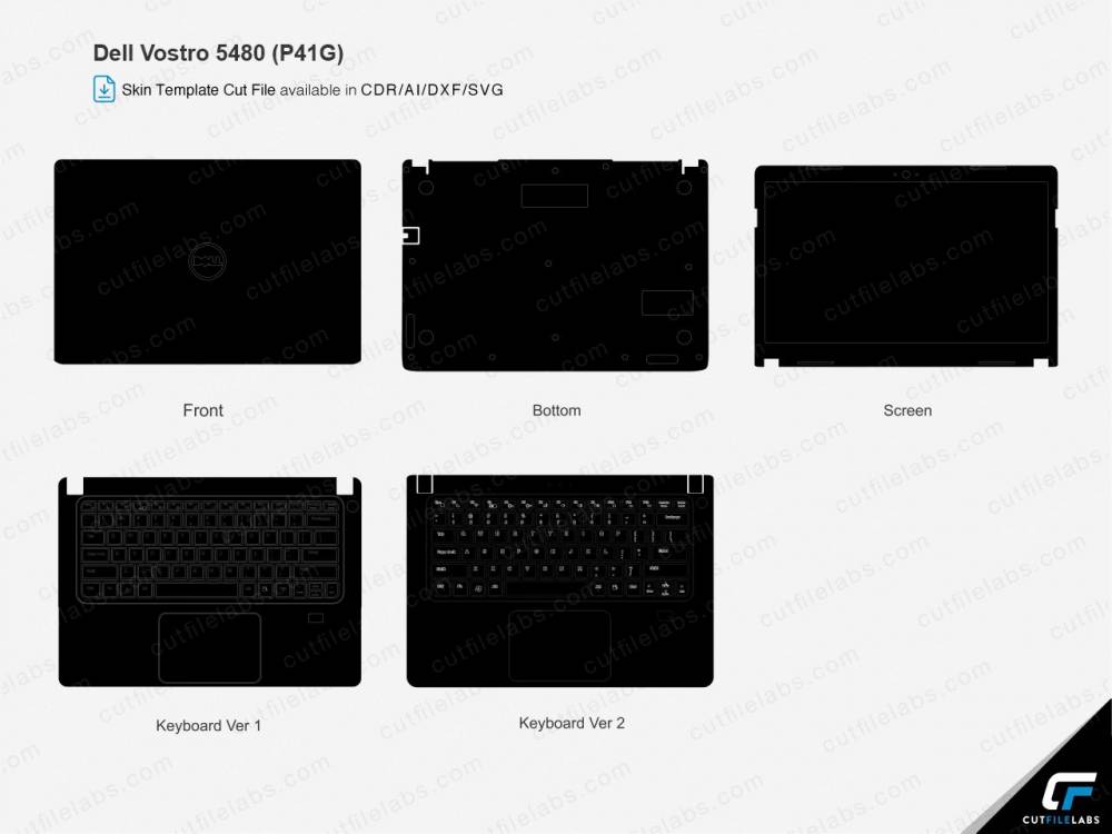 Lenovo IdeaPad 5 Pro 14ACN6 Cut File Template | Cut File Labs