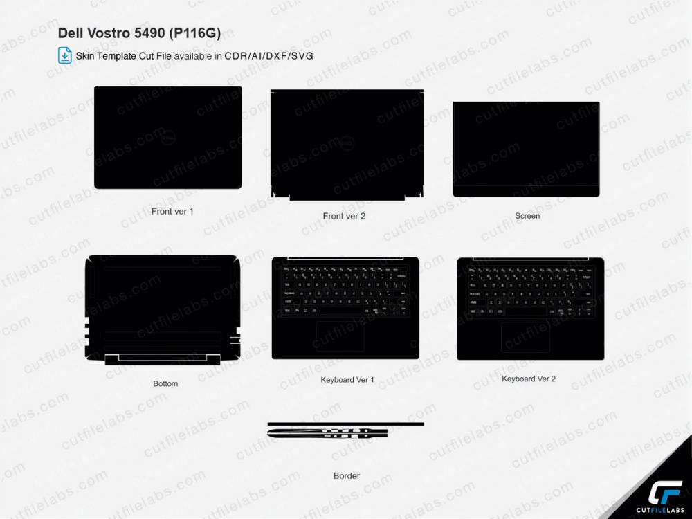 Acer Swift SF314-59 Cut File Template | Cut File Labs