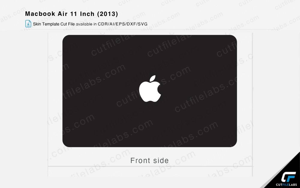 Macbook Air 11 inch (A1465) (2013) Cut File Template | Cut File Labs