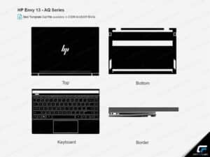 HP Envy 13-aq Series (2019) Cut File Template | CutFileLabs