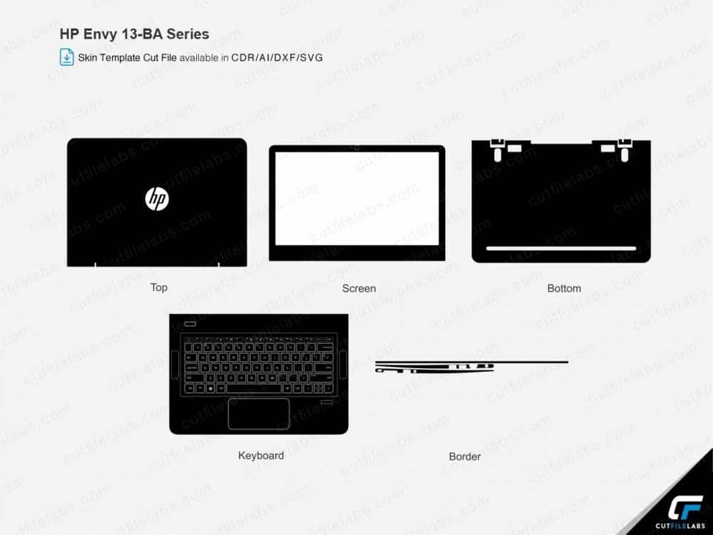 HP Envy 13-d Series (2015) Cut File Template | CutFileLabs