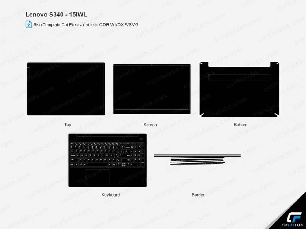 Lenovo Yoga Slim 7 14IAL7 (82QE) (2022) Cut File Template | CutFileLabs