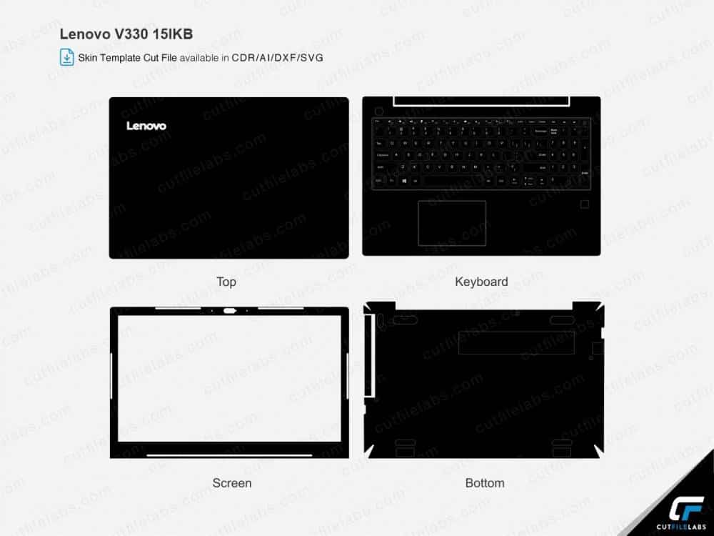 Lenovo V33015IKB (2018) Cut File Template CutFileLabs