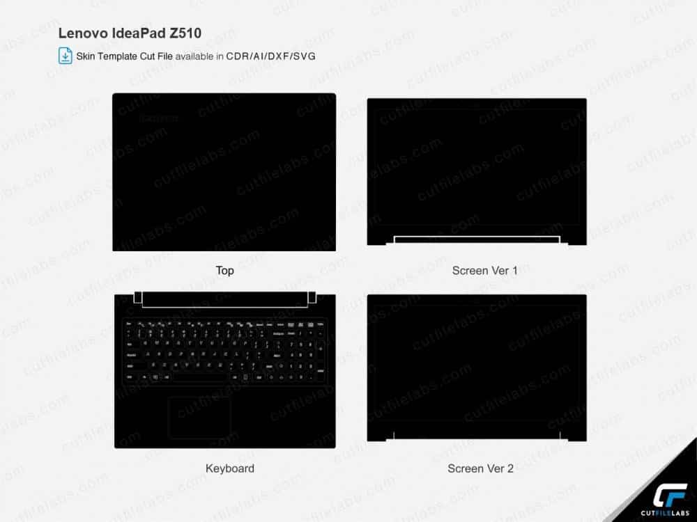 Lenovo ThinkPad T490s Cut File Template | Cut File Labs