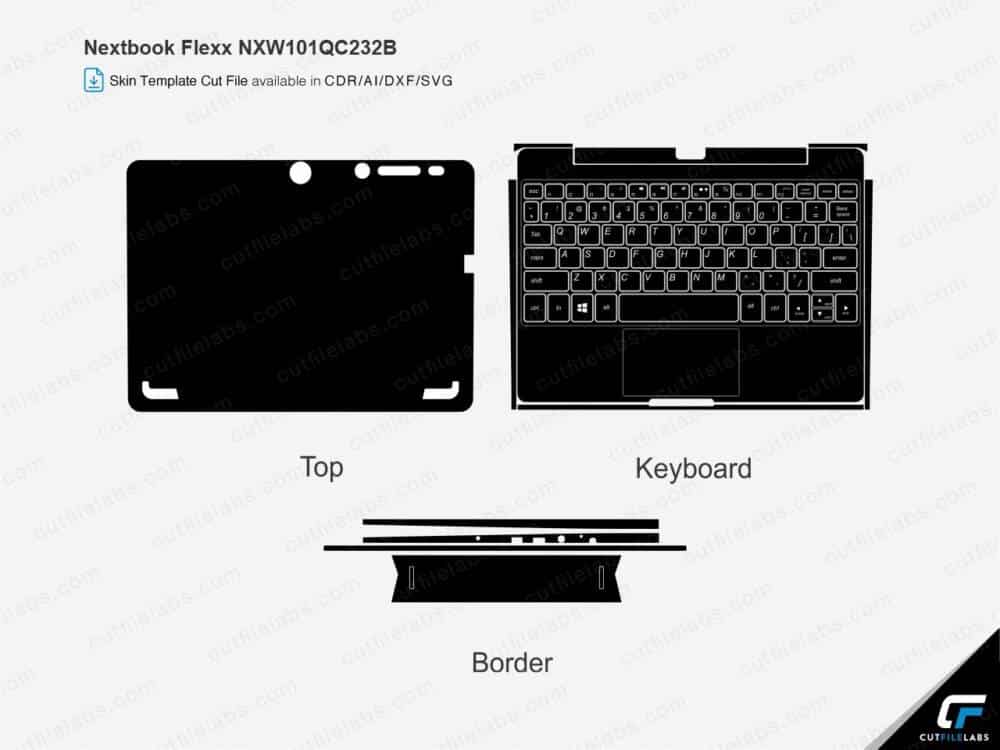 MSI GP63, GL63 (MS-16P6) (2018) Cut File Template | CutFileLabs