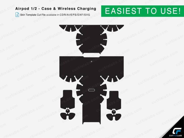 AirPods 1/2 Full Version Cut File Template | CutFileLabs