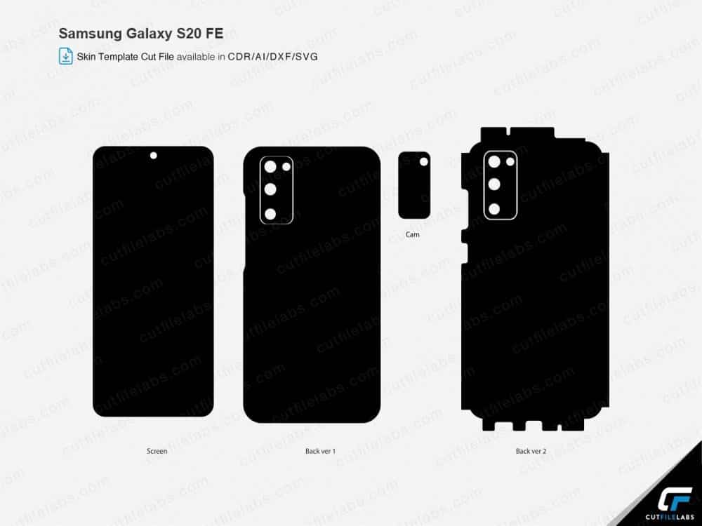 Samsung Galaxy S20 FE (2020) Cut File Template | CutFileLabs