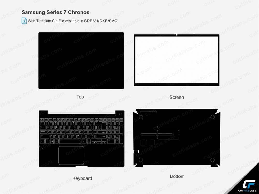 Samsung Series 7 Chronos Cut File Template | Cut File Labs