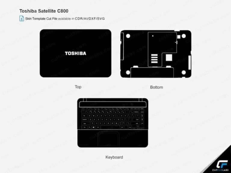 Toshiba Satellite M840 (2012) Cut File Template | CutFileLabs