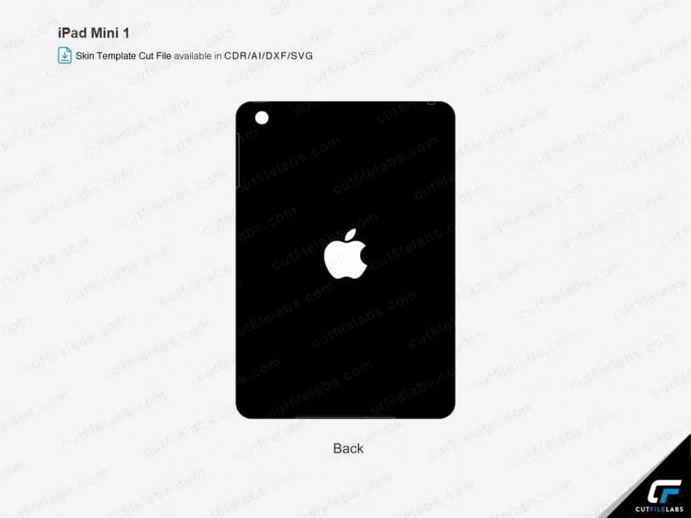 iPad Mini 1 (2012) Cut File Template CutFileLabs