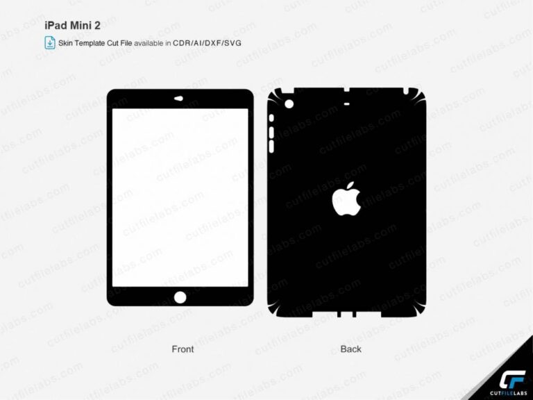 iPad Mini 2 (2013) Cut File Template | CutFileLabs