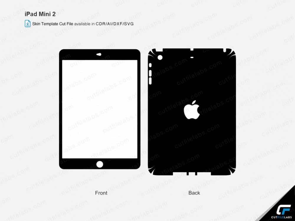 iPad Mini 2 (2013) Cut File Template | CutFileLabs