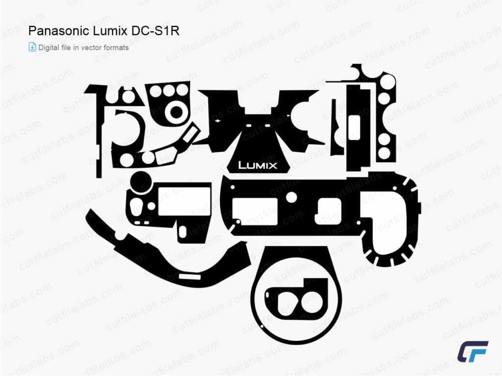 Panasonic Lumix DC-S1R (2019) Cut File Template