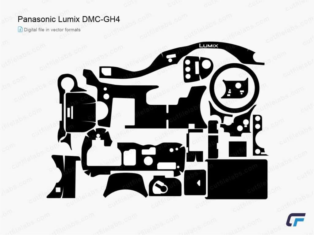 Panasonic Lumix DMC-GH4 (2014) Cut File Template