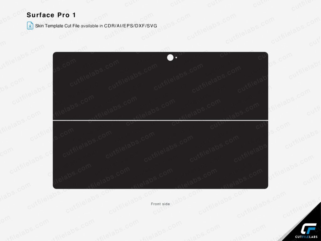 Surface 1 (Pro/2012) Skin Template Cut File Vector