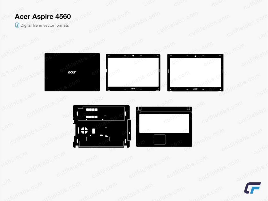Acer Aspire 4560 Cut File Template