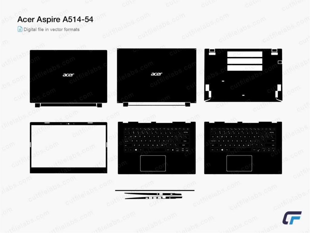 Acer Aspire 5 A514-54 Cut File Template