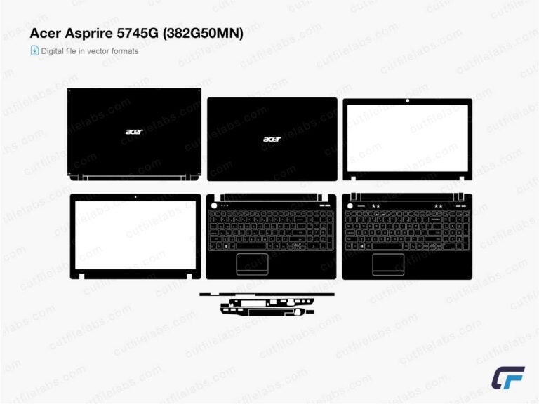 Acer Asprire 5745G (382G50MN) (2010) Cut File Template
