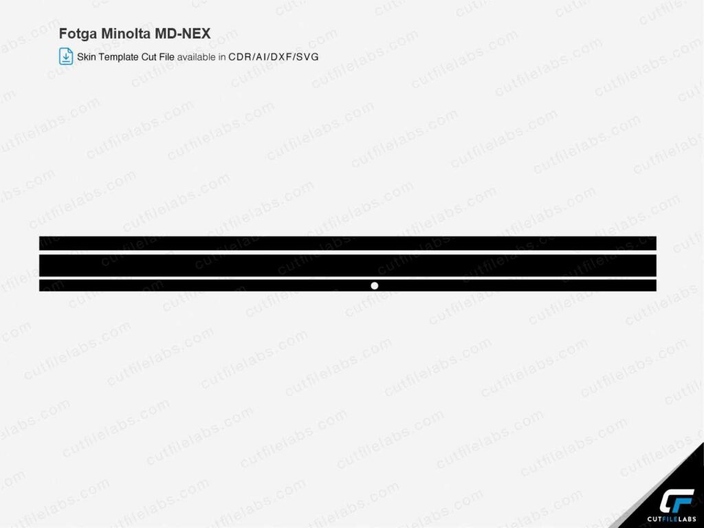 Fotga Minolta MD-NEX Cut File Template