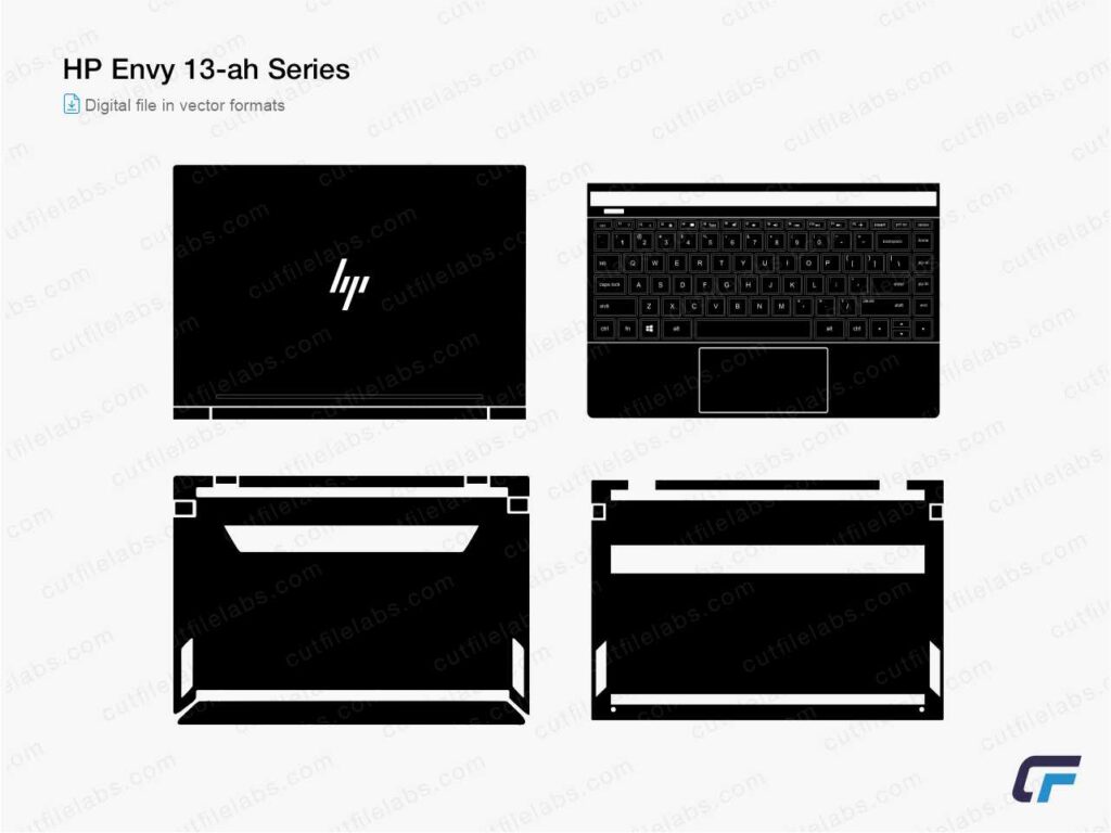 HP Envy 13-ah Series Cut File Template
